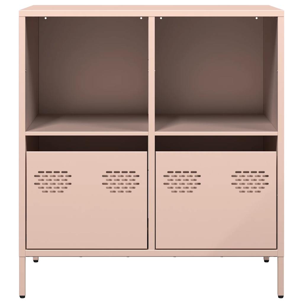 skab 68x39x73,5 cm koldvalset stål lyserød
