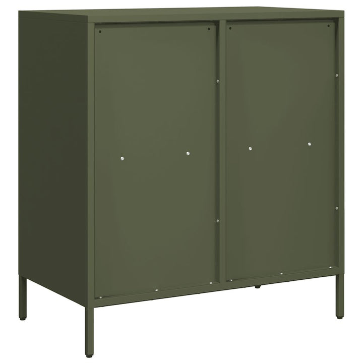 skab 68x39x73,5 cm koldvalset stål olivengrøn