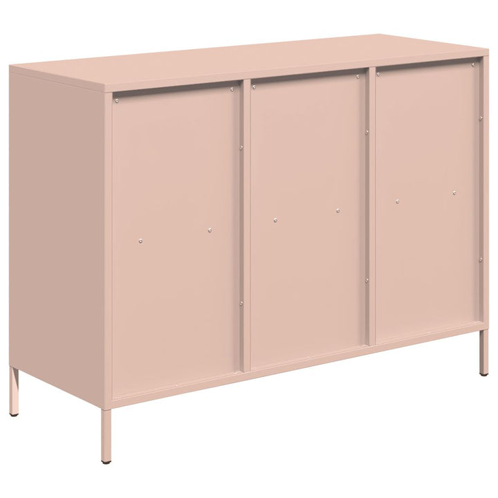 skænk 101,5x39x73,5 cm koldvalset stål lyserød