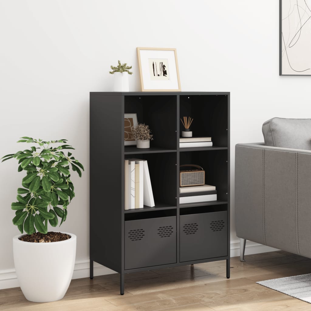 skab 68x39x103,5 cm stål sort