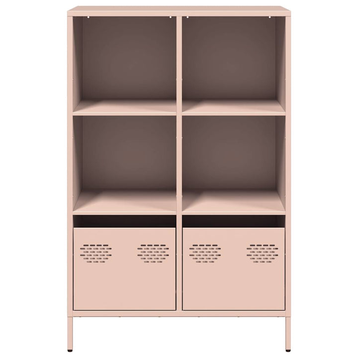 skab 68x39x103,5 cm stål lyserød