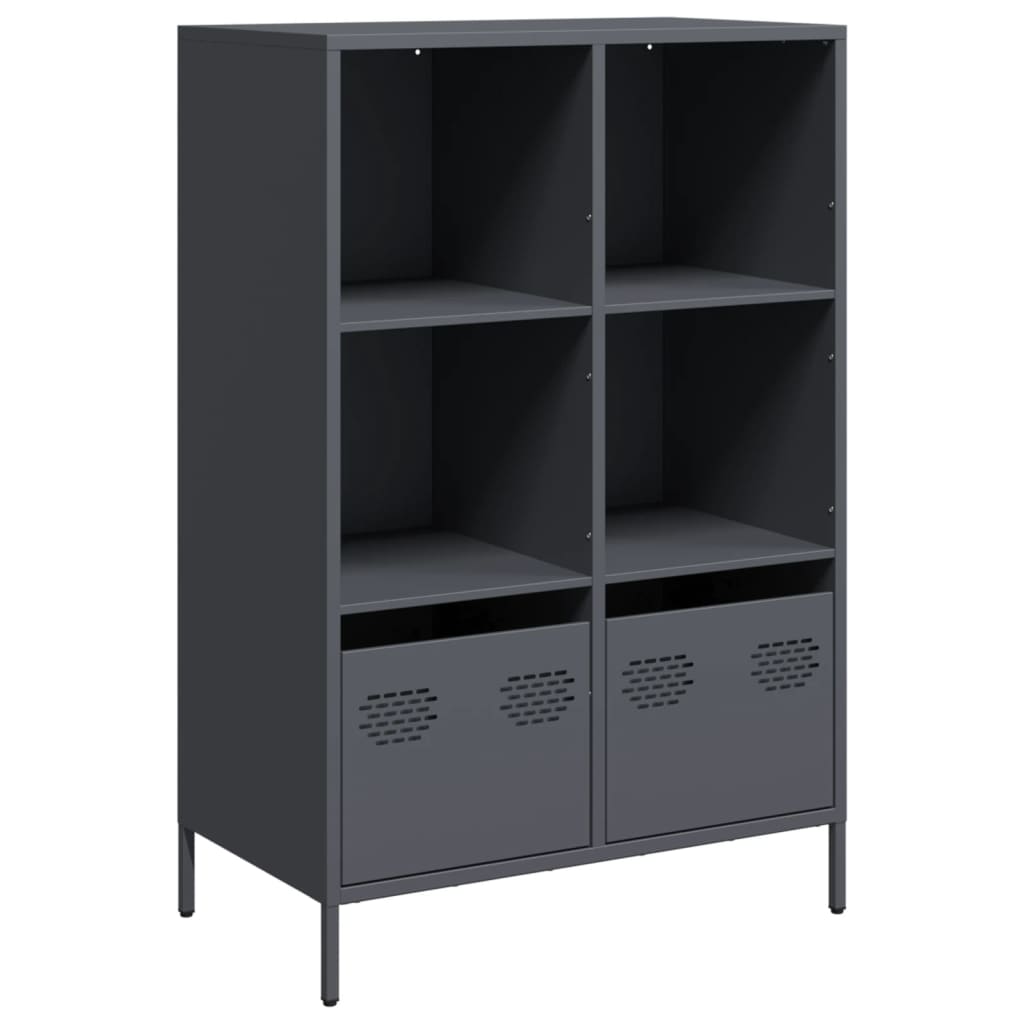 skab 68x39x103,5 cm stål antracitgrå