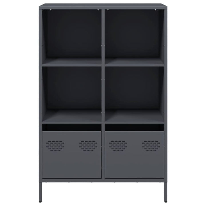 skab 68x39x103,5 cm stål antracitgrå