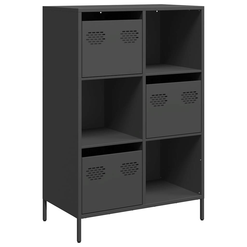 skab 68x39x103,5 cm stål sort