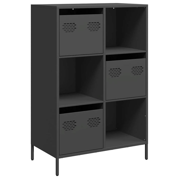 skab 68x39x103,5 cm stål sort