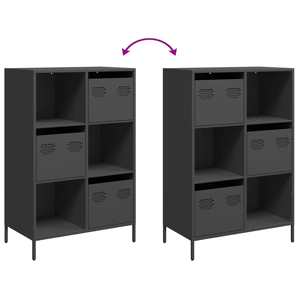 skab 68x39x103,5 cm stål sort