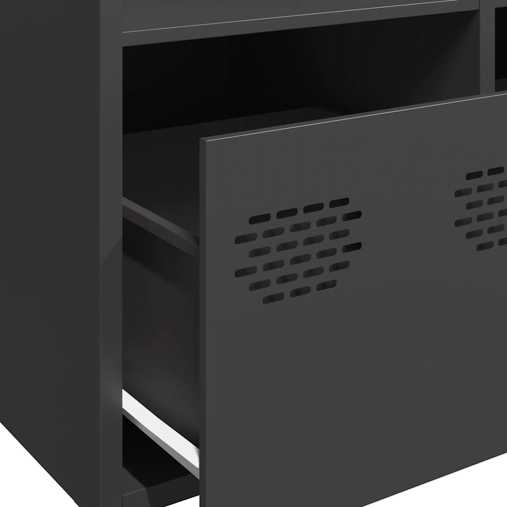 skab 68x39x103,5 cm stål sort