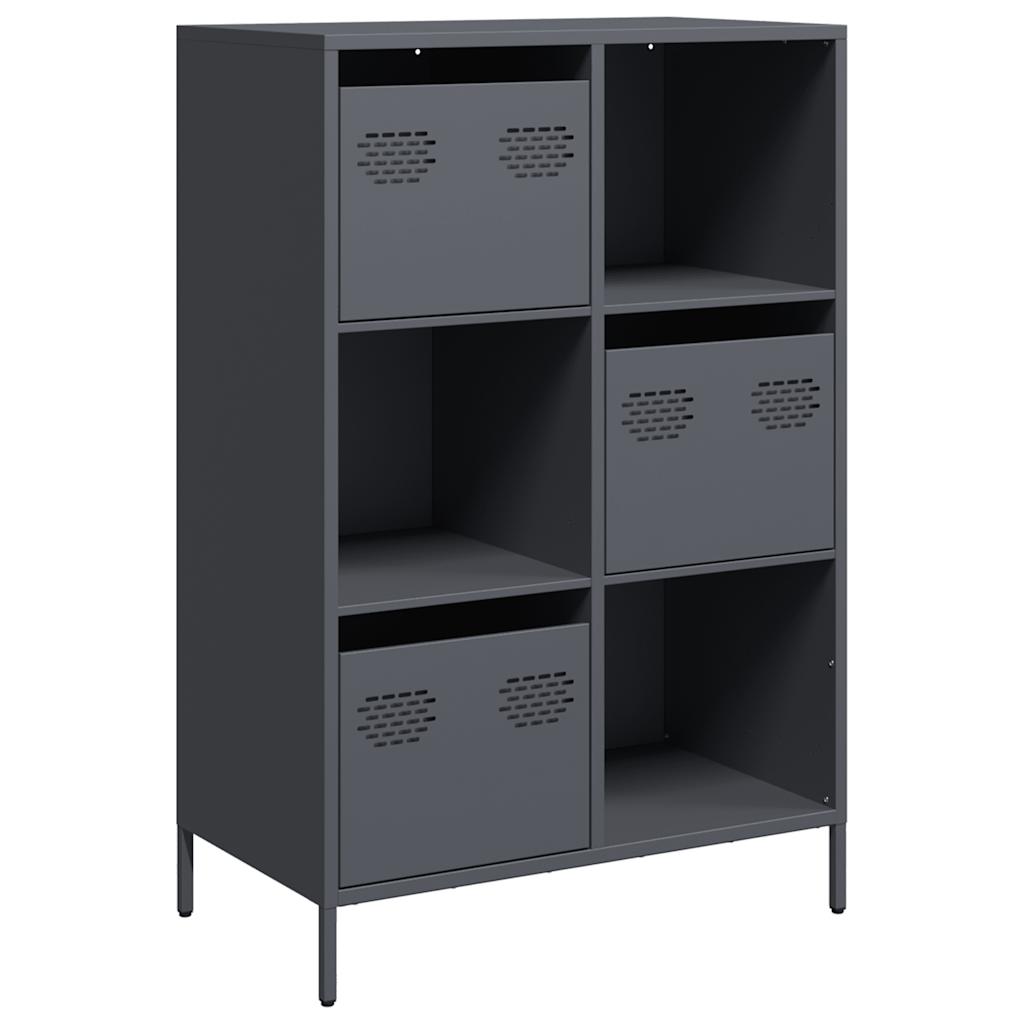 skab 68x39x103,5 cm stål antracitgrå