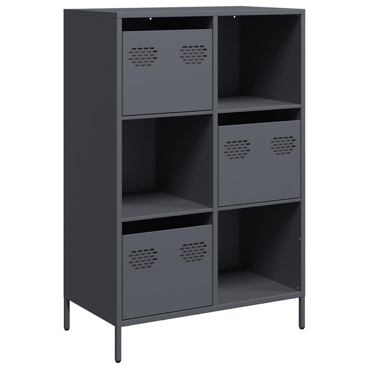 skab 68x39x103,5 cm stål antracitgrå
