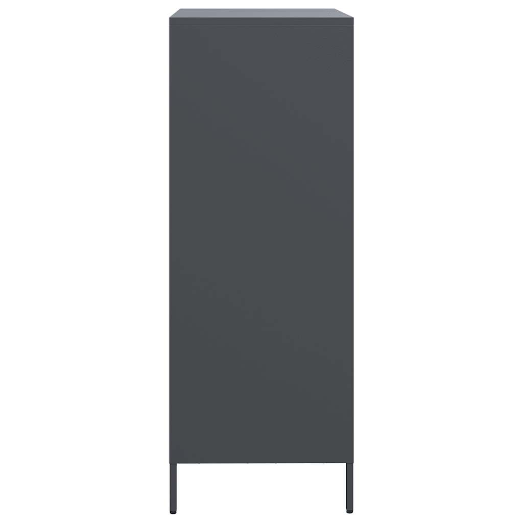 skab 68x39x103,5 cm stål antracitgrå