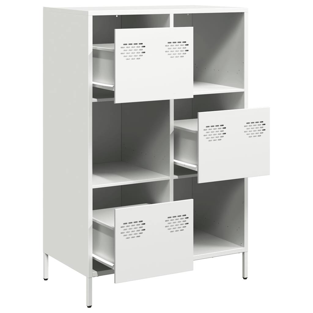 skab 68x39x103,5 cm stål hvid
