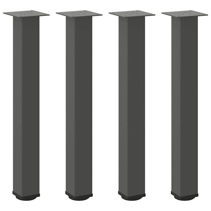 sofabordben 4 stk. 72-74 cm stål antracitgrå