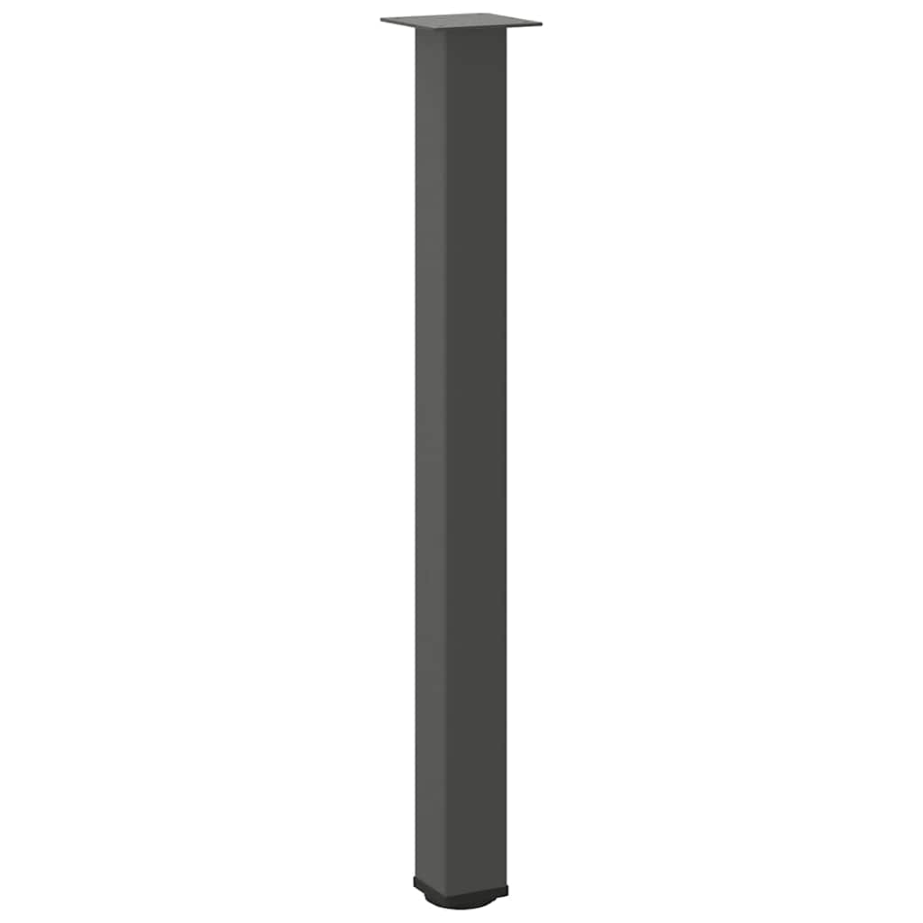 barbordsben 4 stk. antracit 90-92 cm stål