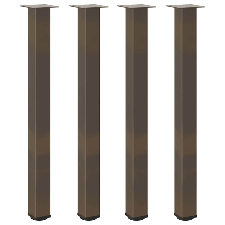 sofabordben 4 stk. naturstål 90-92 cm stål