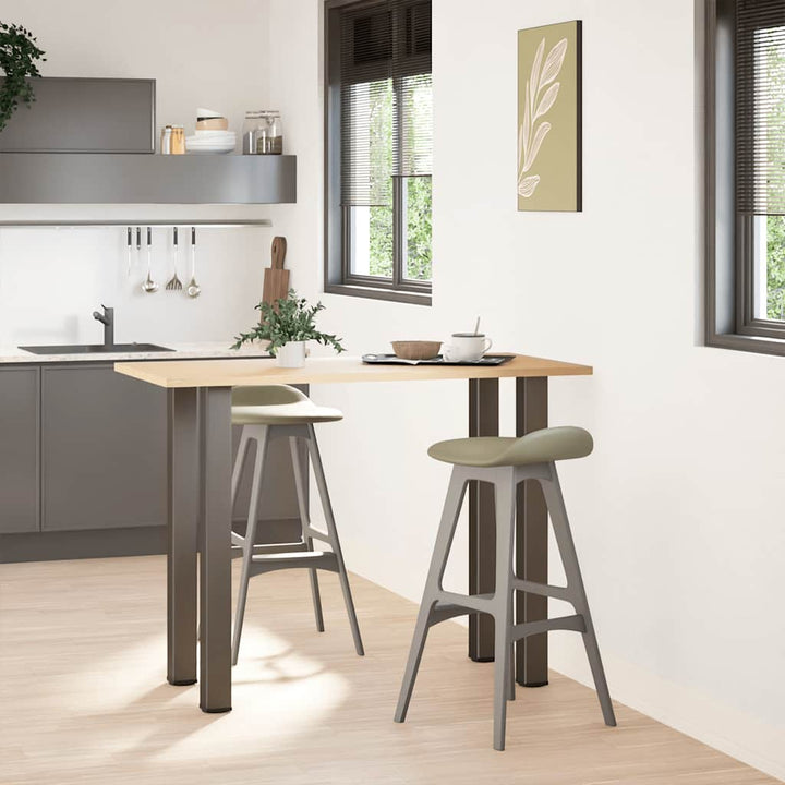 sofabordben 4 stk. naturstål 90-92 cm stål