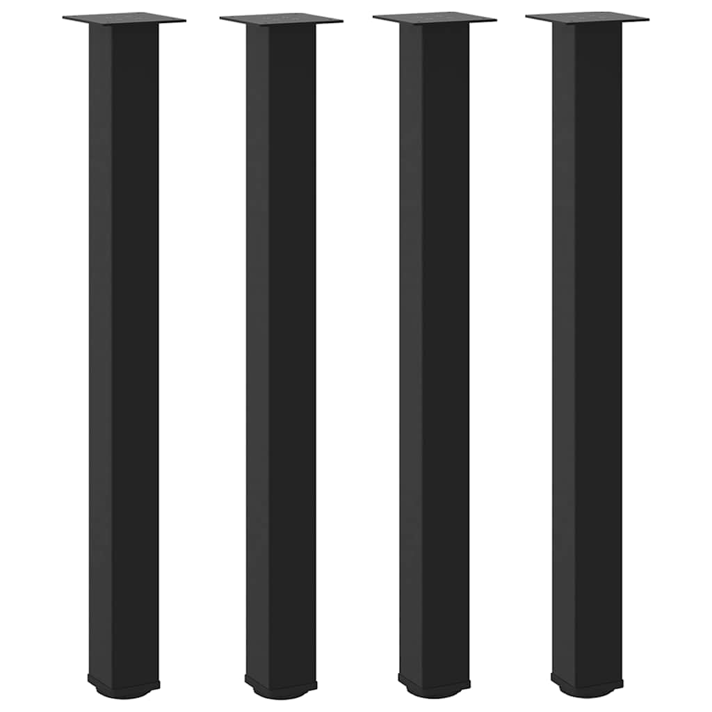 barbordsben 4 stk. sort 100-102 cm stål