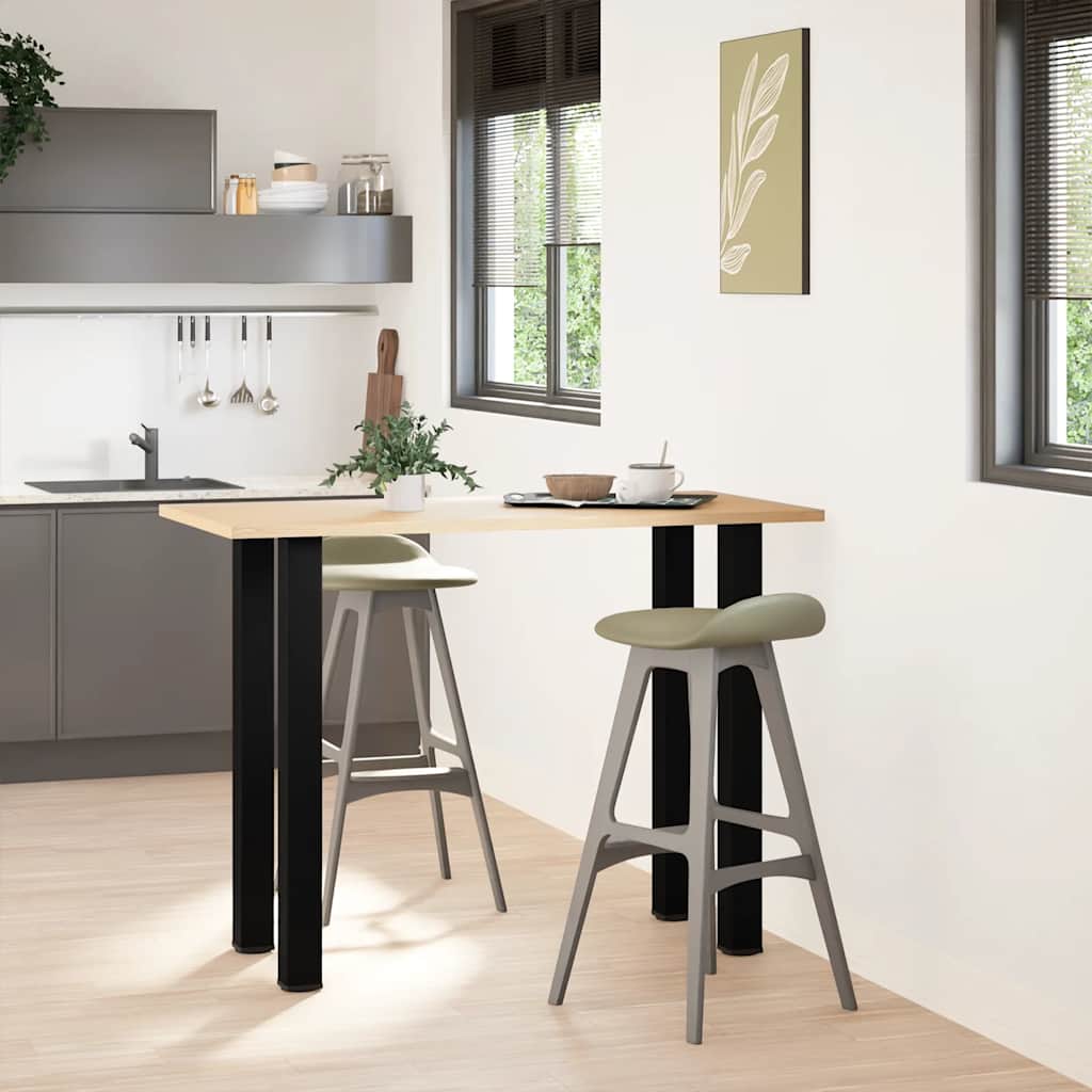 barbordsben 4 stk. sort 100-102 cm stål