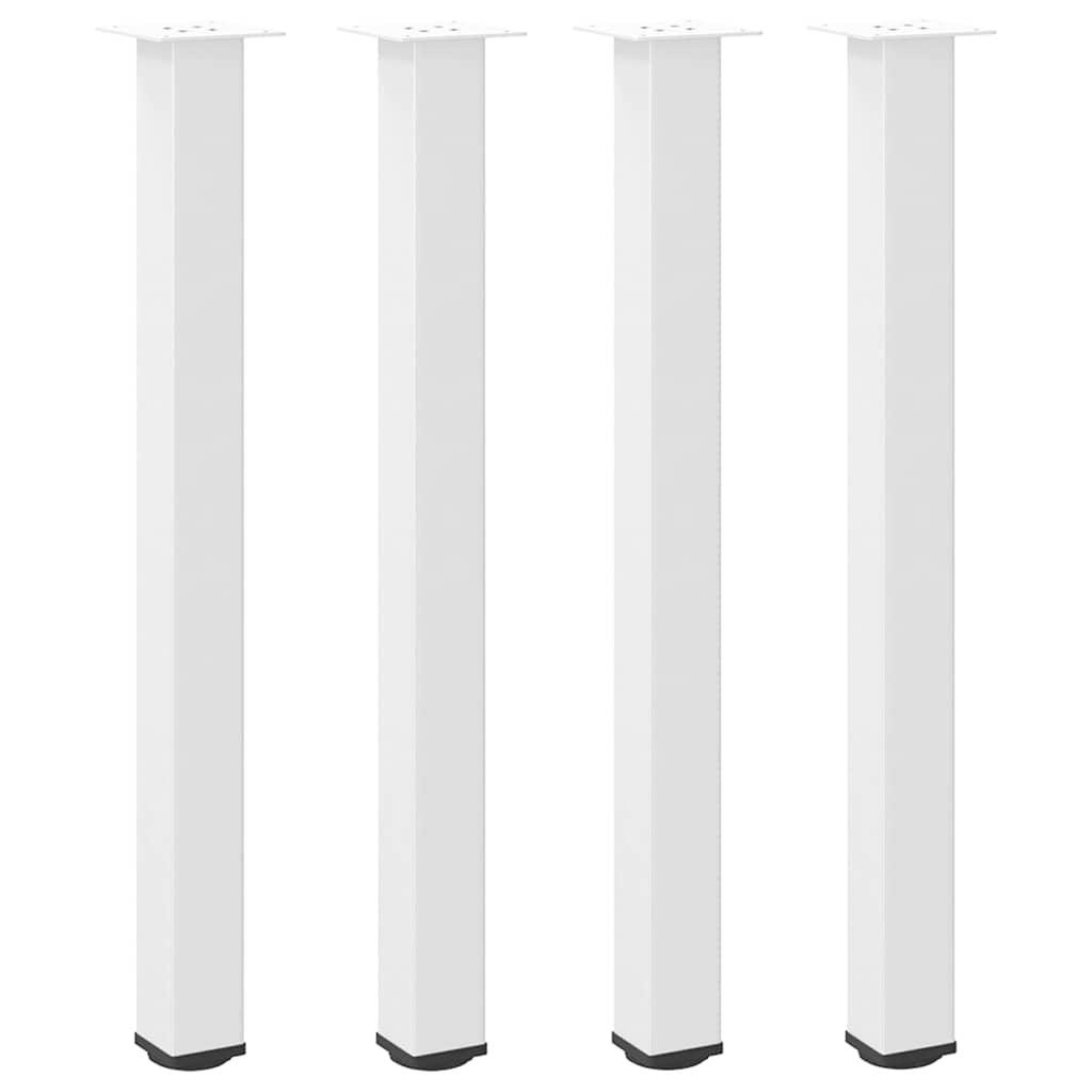 barbordsben 4 stk. hvid 100-102 cm stål