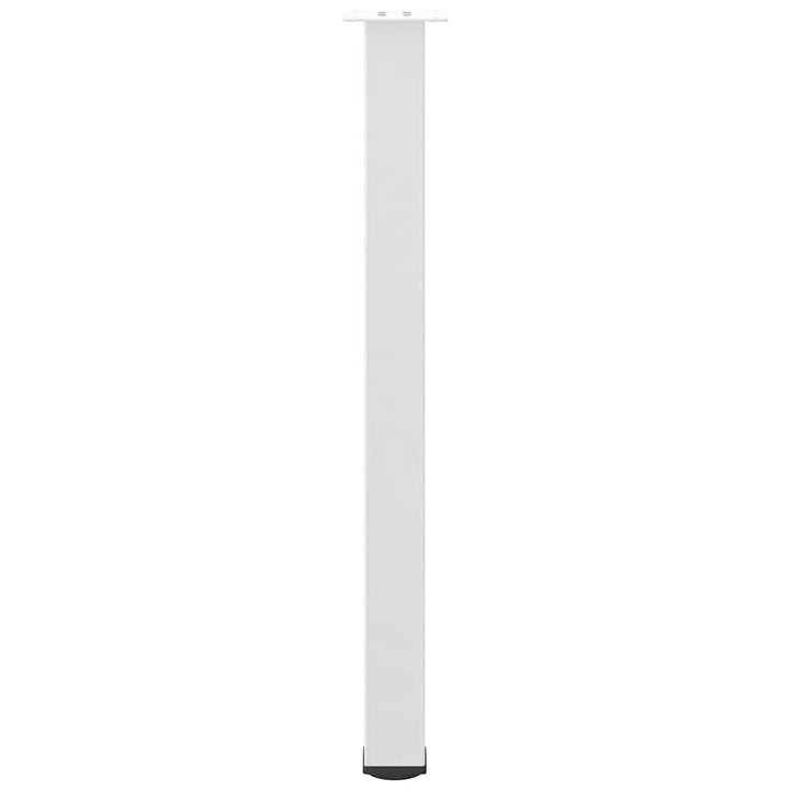 barbordsben 4 stk. hvid 100-102 cm stål