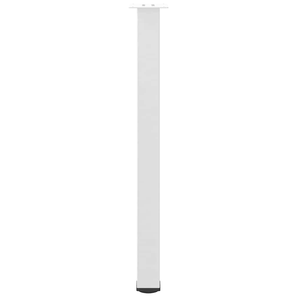 barbordsben 4 stk. hvid 100-102 cm stål