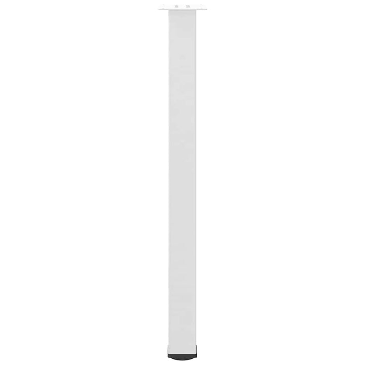 barbordsben 4 stk. hvid 100-102 cm stål
