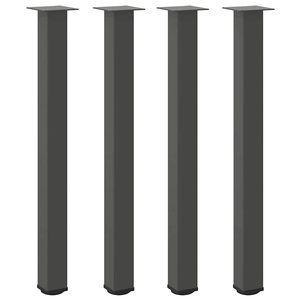 barbordsben 4 stk. antracit 100-102 cm stål