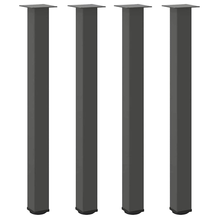 barbordsben 4 stk. antracit 100-102 cm stål
