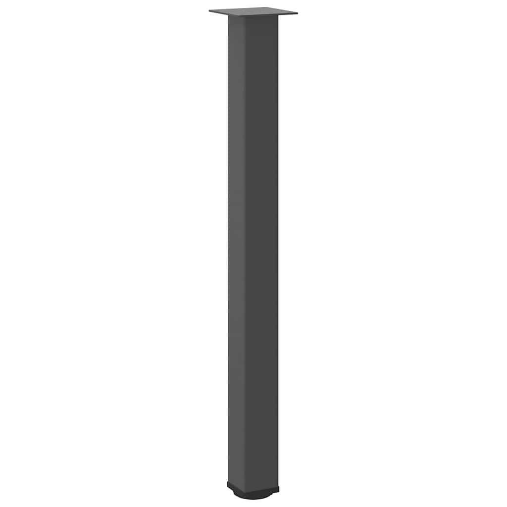 barbordsben 4 stk. antracit 100-102 cm stål
