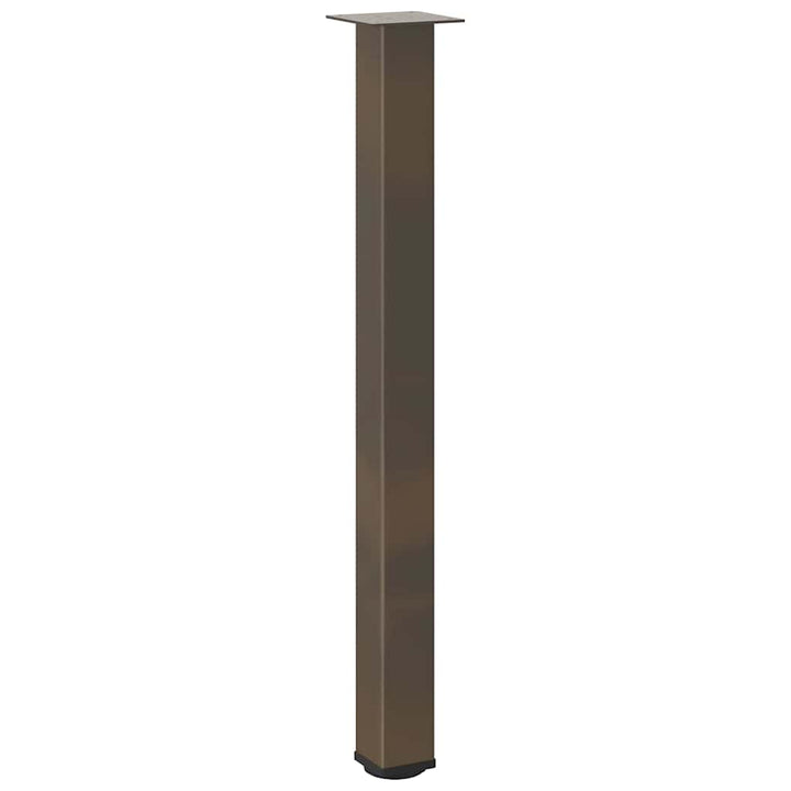 sofabordben 4 stk. naturstål 100-102 cm stål