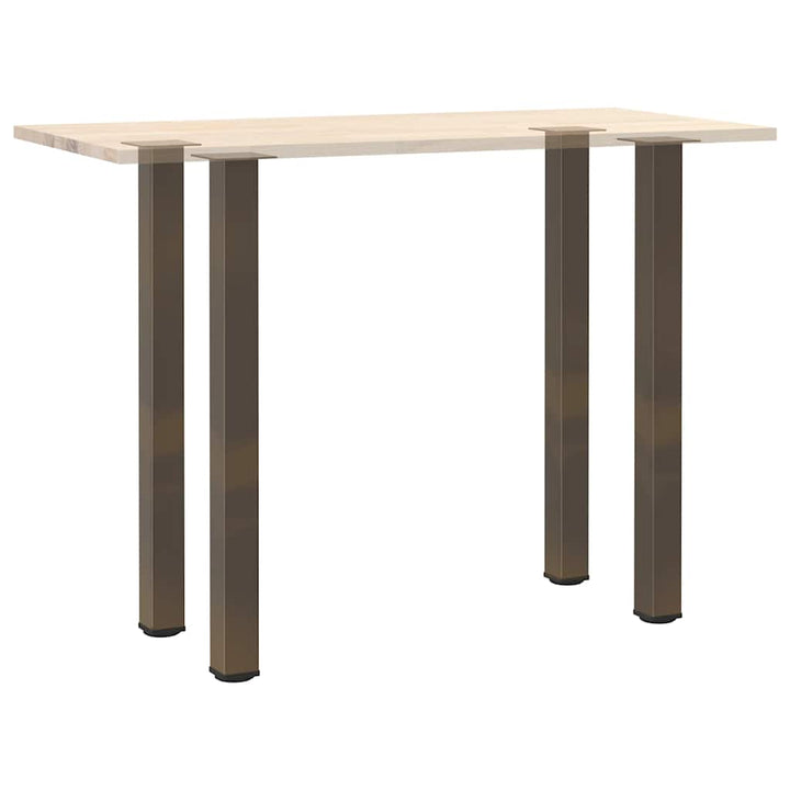 sofabordben 4 stk. naturstål 100-102 cm stål