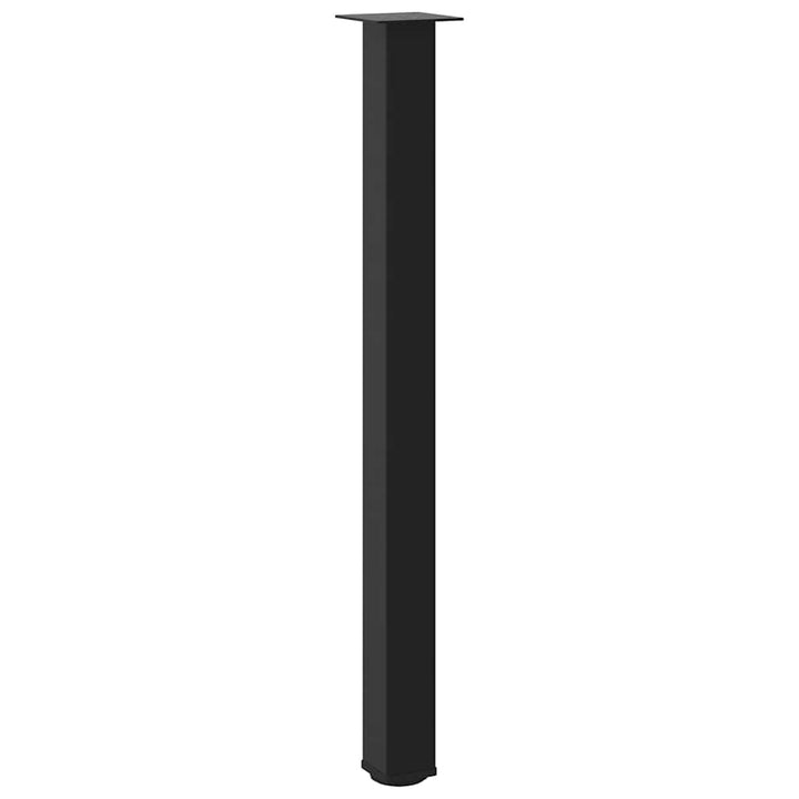 sofabordben 4 stk. 110-112 cm stål sort