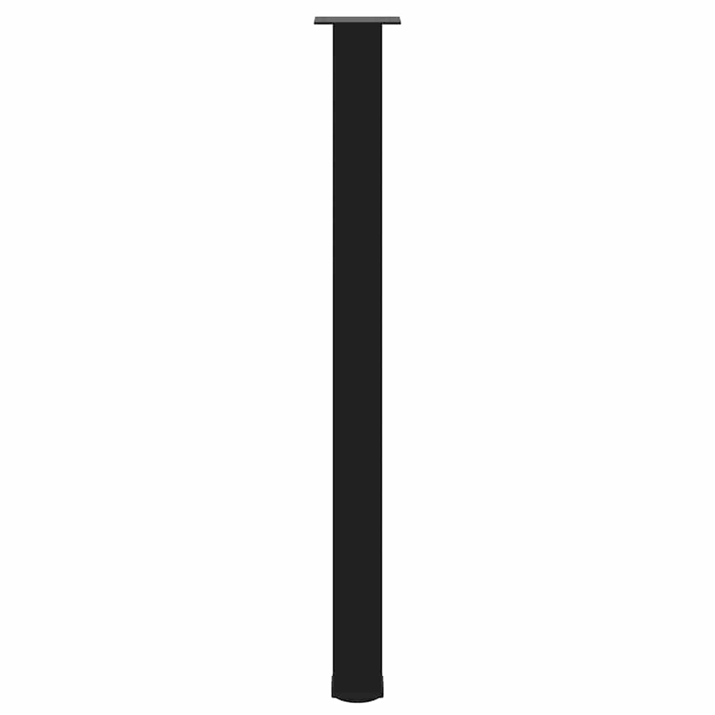 sofabordben 4 stk. 110-112 cm stål sort