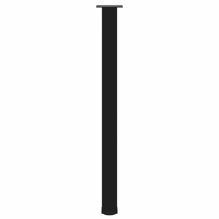 sofabordben 4 stk. 110-112 cm stål sort
