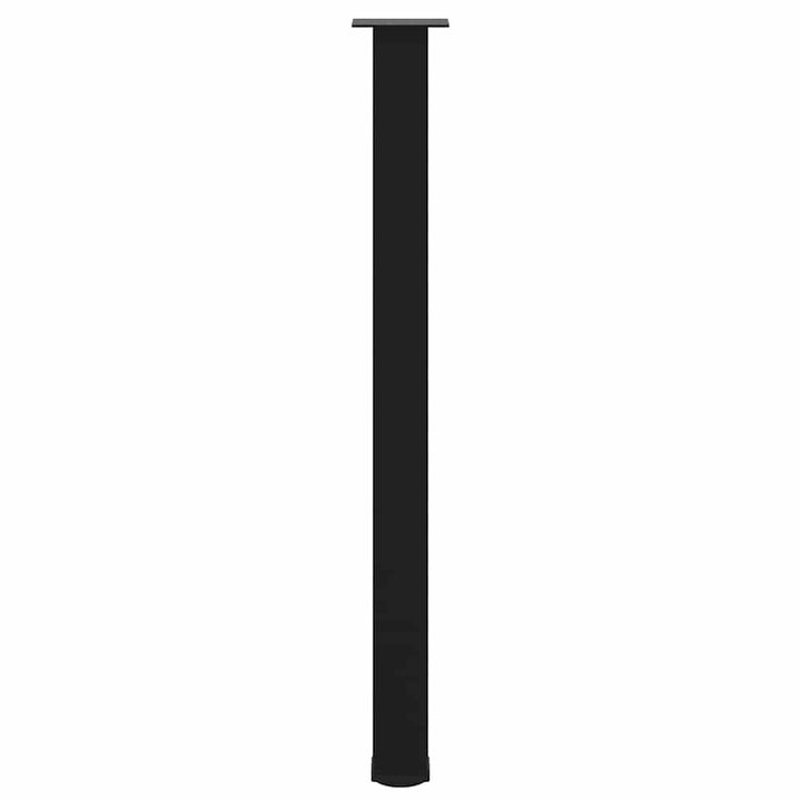 sofabordben 4 stk. 110-112 cm stål sort