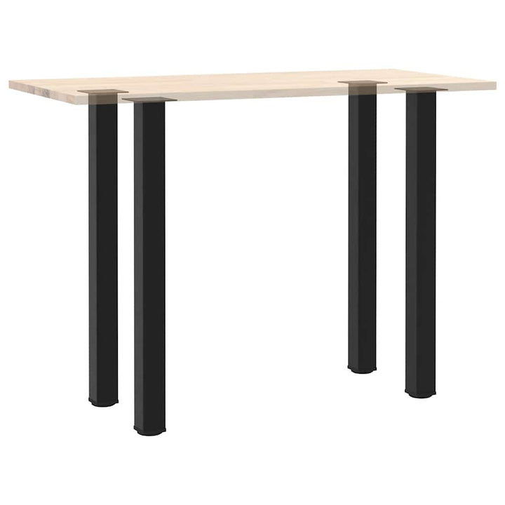 sofabordben 4 stk. 110-112 cm stål sort