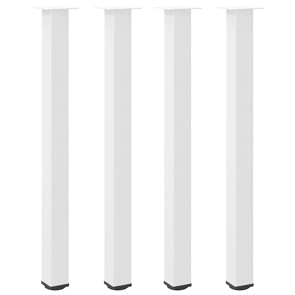 barbordsben 4 stk. hvid 110-112 cm stål