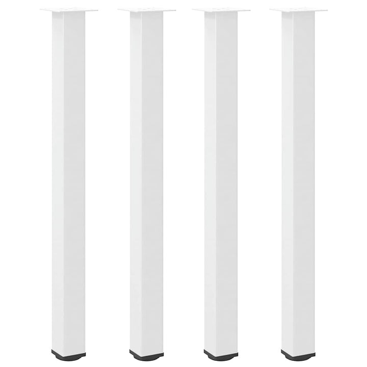 barbordsben 4 stk. hvid 110-112 cm stål
