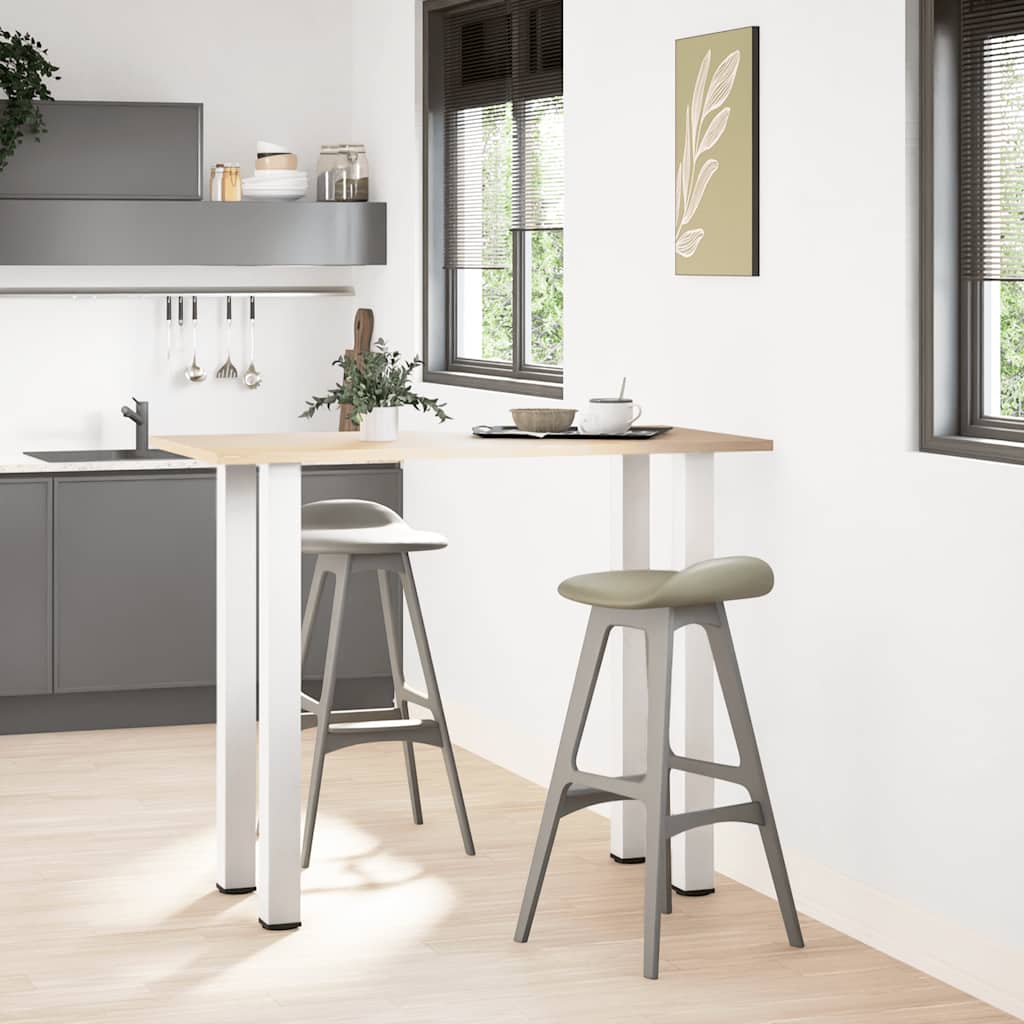 barbordsben 4 stk. hvid 110-112 cm stål