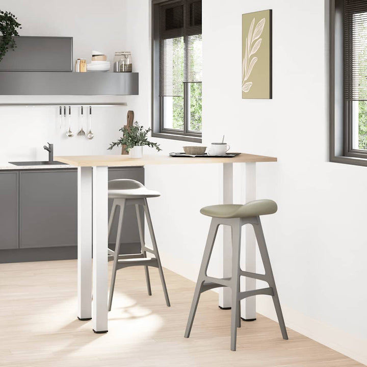 barbordsben 4 stk. hvid 110-112 cm stål