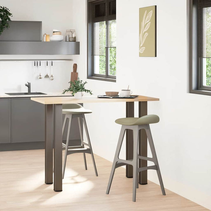sofabordben 4 stk. naturstål 110-112 cm stål