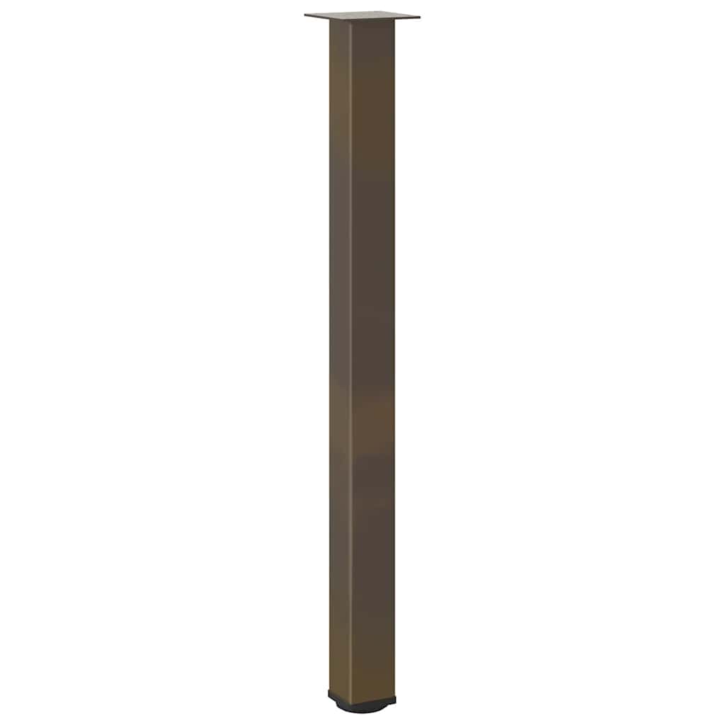 sofabordben 4 stk. naturstål 110-112 cm stål