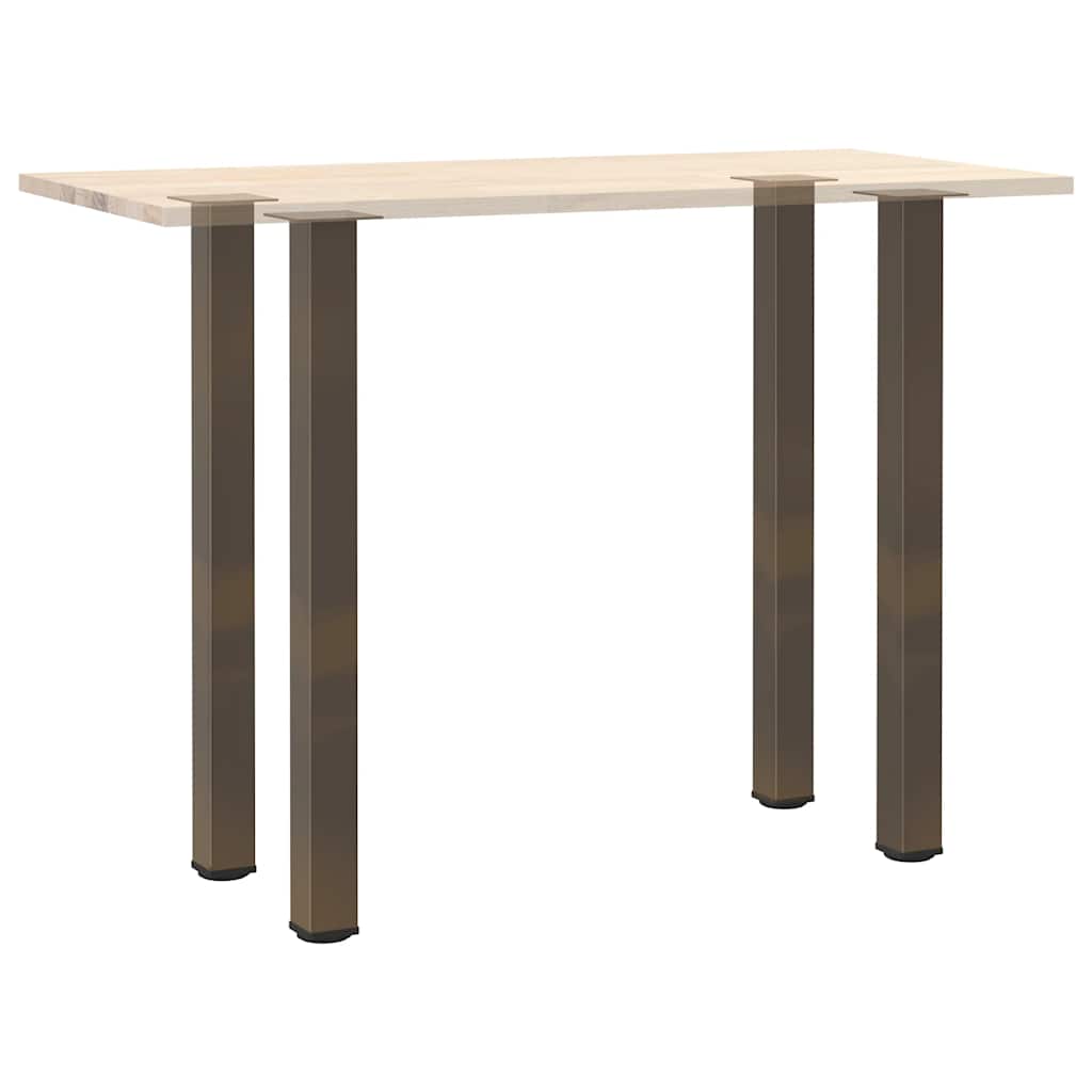 sofabordben 4 stk. naturstål 110-112 cm stål