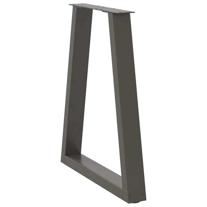 sofabordben A-formet 2 stk. 50x(72-73) cm stål antracitgrå