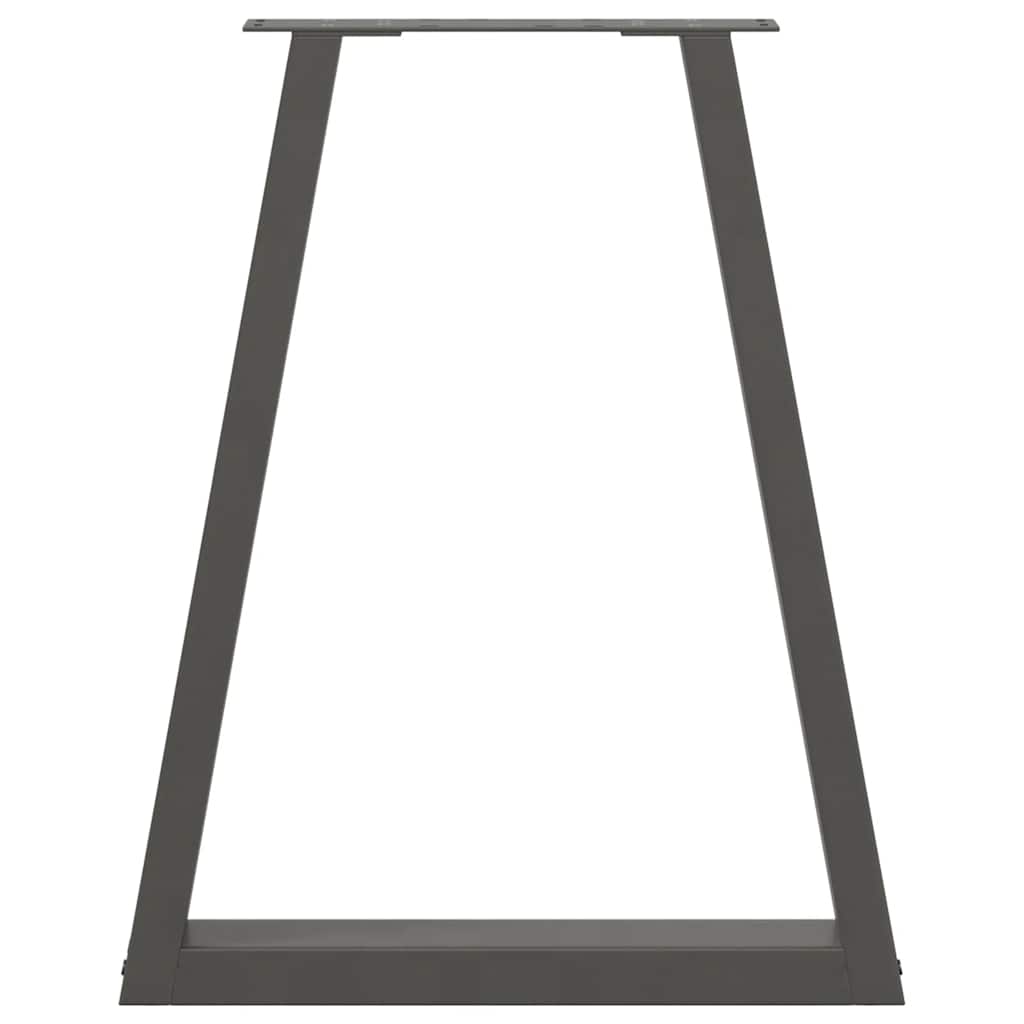 sofabordben A-formet 2 stk. 50x(72-73) cm stål antracitgrå