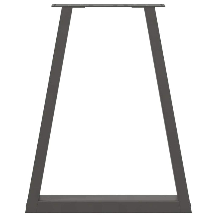 sofabordben A-formet 2 stk. 50x(72-73) cm stål antracitgrå