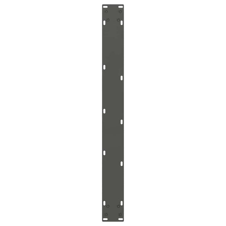 spisebordsben V-formet 2 stk. antracit 90 x (72-73,3) cm stål