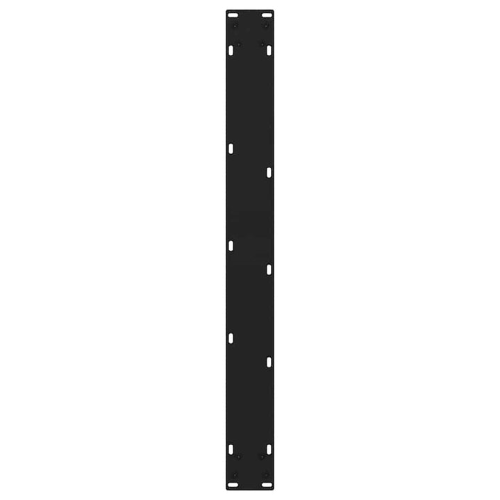 spisebordsben V-formet 3 stk. sort 70 x (72-73,3) cm stål