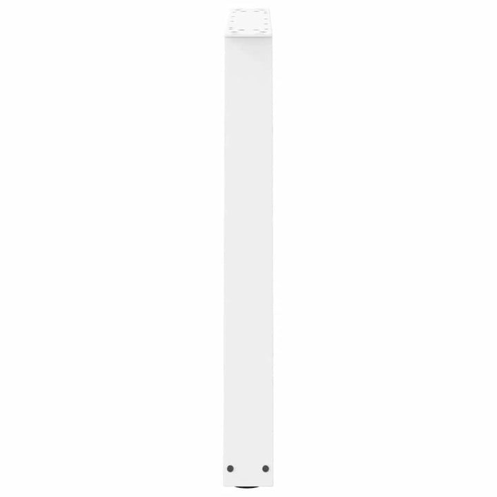 spisebordsben V-formet 3 stk. hvid 70 x (72-73,3) cm stål