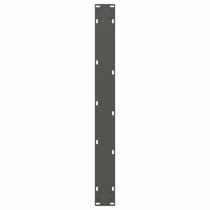 spisebordsben V-formet 3 stk. antracit 80x(72-73,3) cm stål