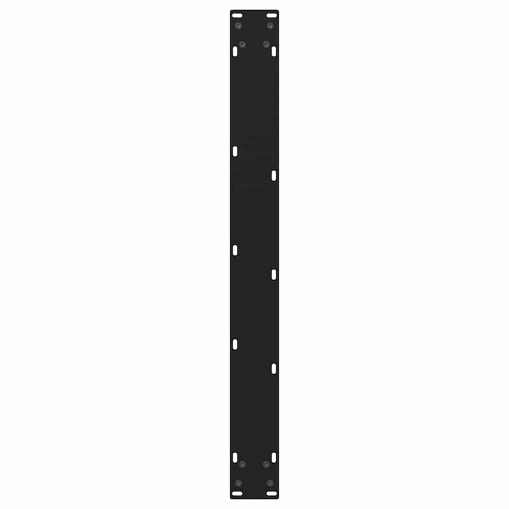 spisebordsben V-formet 3 stk. sort 100x(72-73,3) cm stål